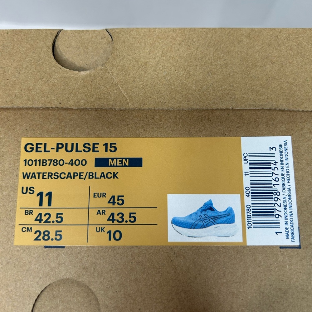 ASICS Men's Gel-Pulse 15 Running Shoe, Size 11 & Color: Waterscape/Black - Picture 8 of 8